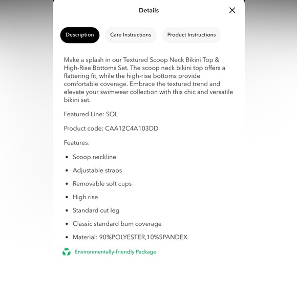 Cupshe High Rise Bikini - Picture 9 of 10